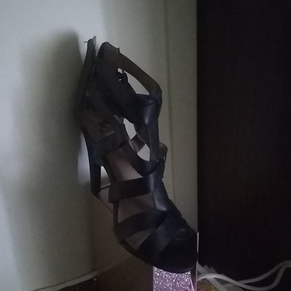 Black high heels